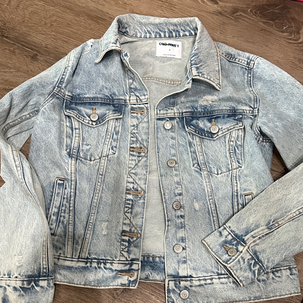 Old Navy Faded Blue Denim Jacket
